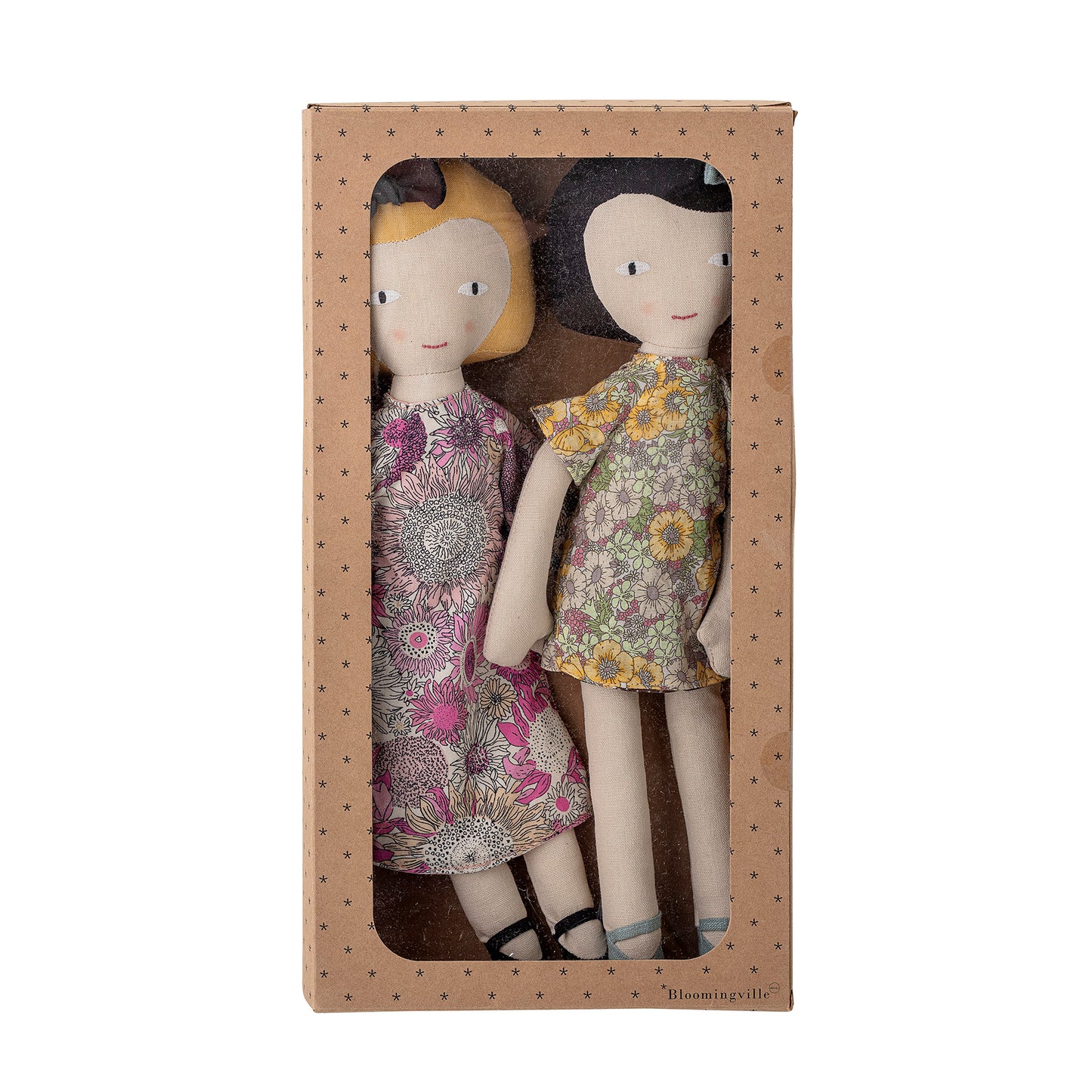 Molly and Vida Doll, Rose, Cotton