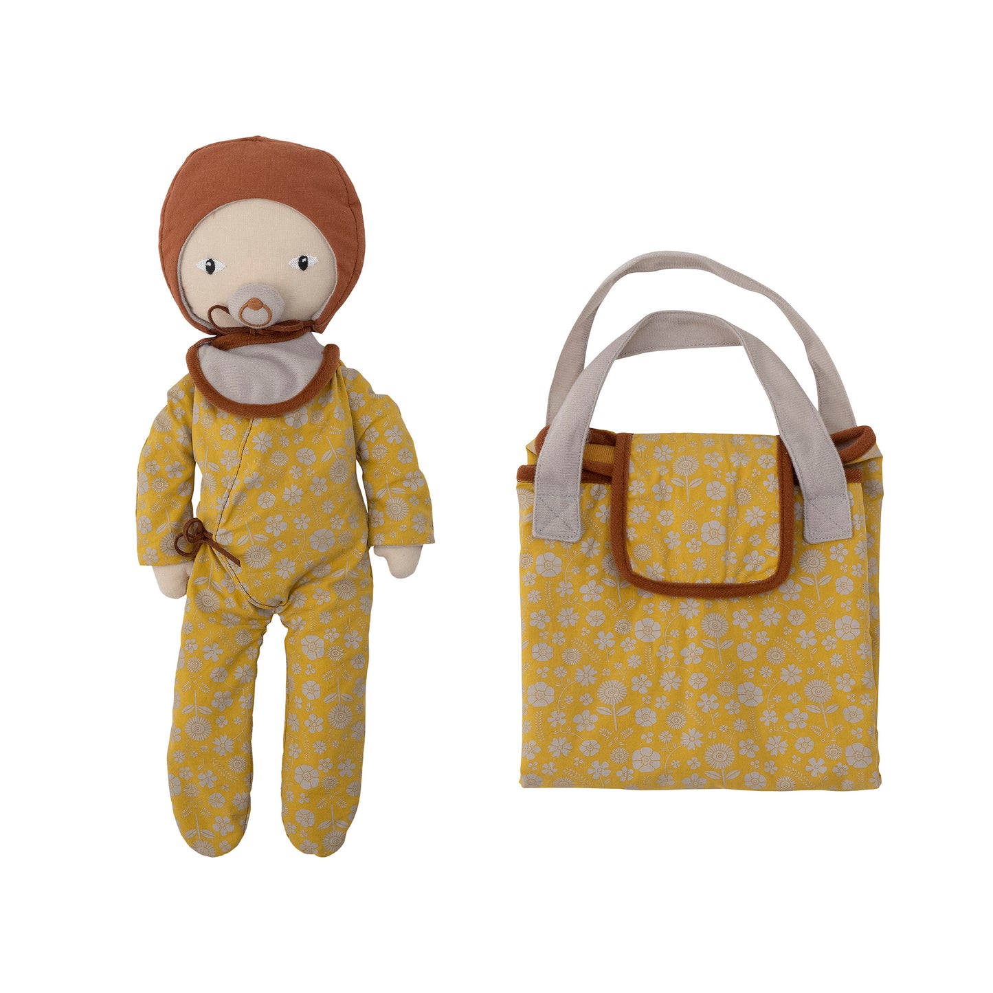 Nalle Doll, Brown, Cotton