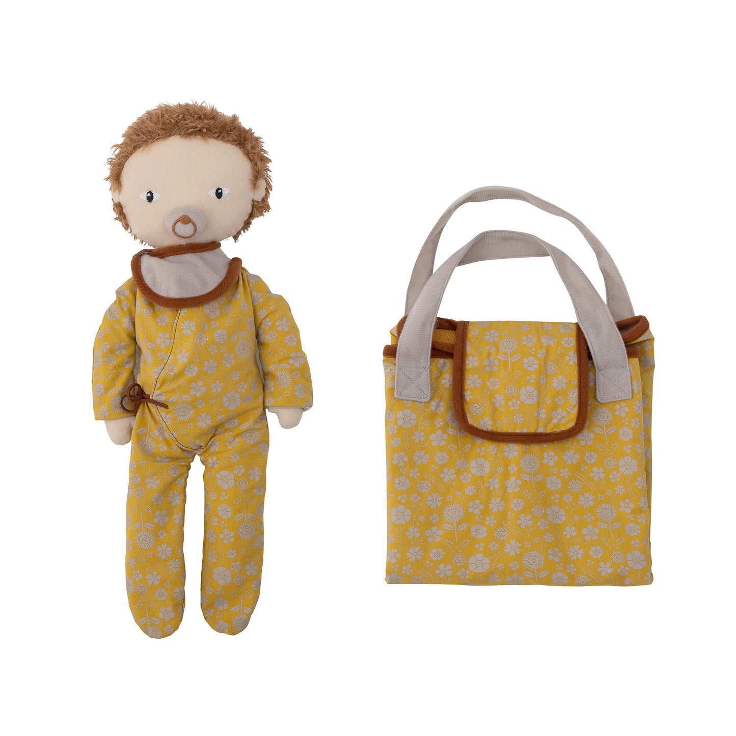 Nalle Doll, Brown, Cotton